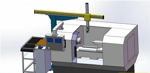 普通机床物料搬运机械手设计机械结构设计模具数控工艺夹具